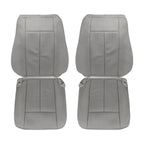 Set of 2 Leather Covers for Ford Expedition (2007–2014) Stone Gray