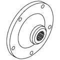 PTO Drive Hub for Oliver 1750 1755 1855 1950 1955 1850 (1965–1975) 164103A