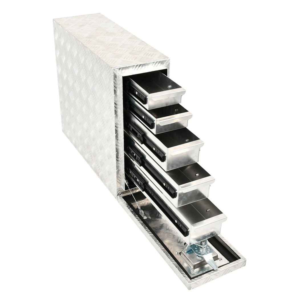 22 Inch Aluminum Truck Bed Tool Box for Universal Fit (Heavy Wall)