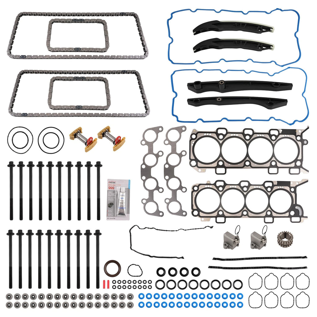 Engine Head Gasket Set w/Timing Chain for Ford Mustang 5.0L V8 (2011–2014)