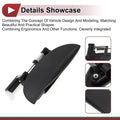 Exterior Door Handle for Hyundai Atos Front Right Black ABS (2000-2003)