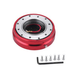 2X Quick Release Steering Wheel Hub Adapter for Universal Fit
