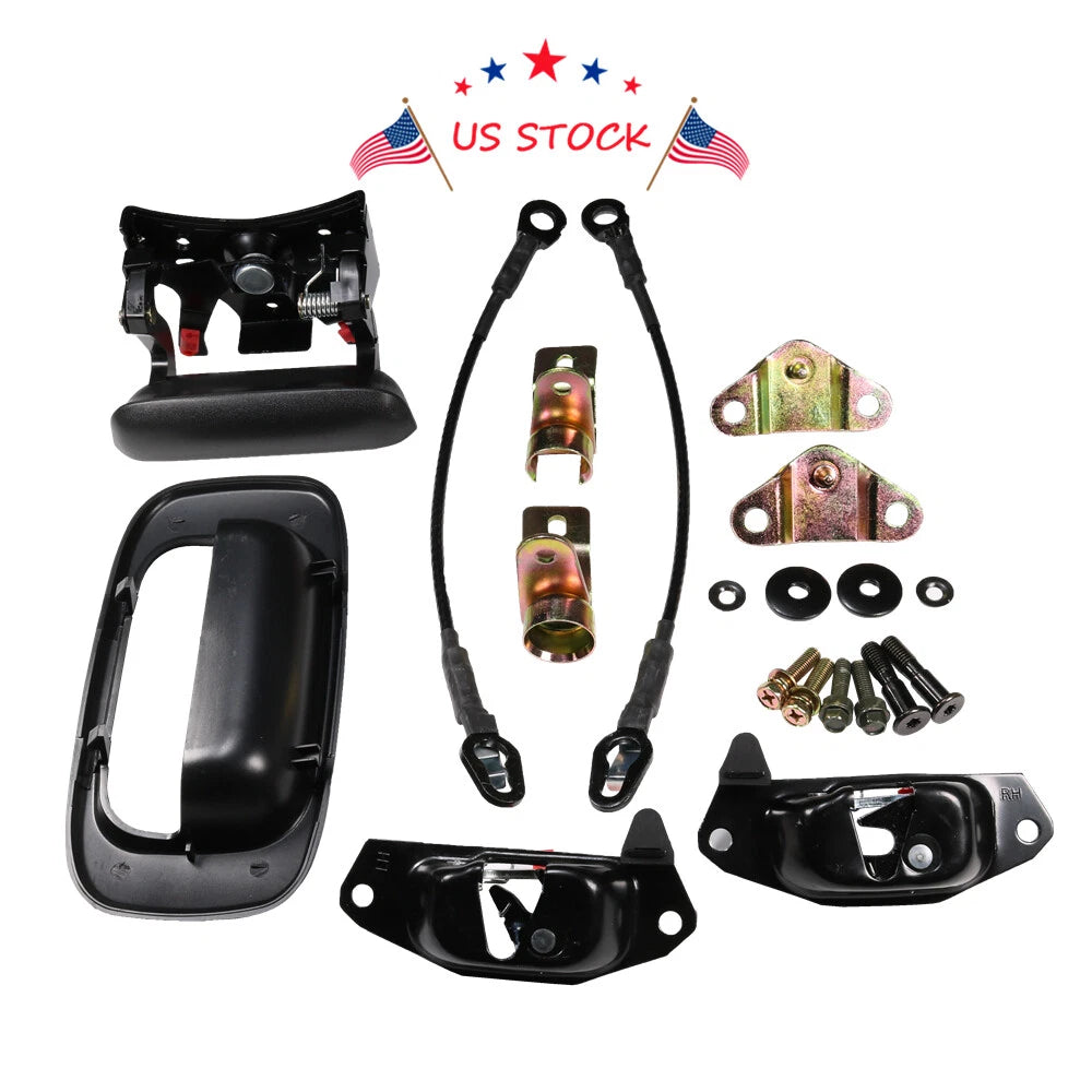 Tailgate Handle Hinge Latch Striker Cable Kit for Silverado Sierra (1999–2007)