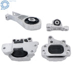 Set of 4 Engine and Transmission Mounts for Jeep Renegade (2015–2017)