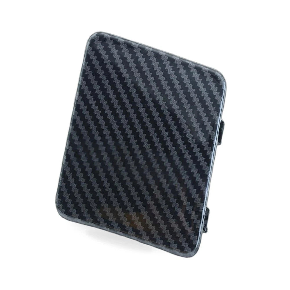 Front Tow Hook Cover for Nissan Sylphy Sentra (2012–2015) Carbon Fiber