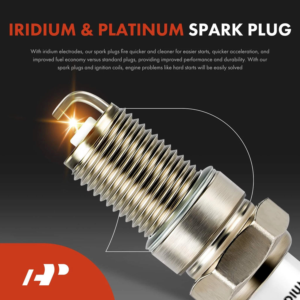 Ignition Coil and Iridium Platinum Spark Plug for Toyota 4Runner (2003-2009)