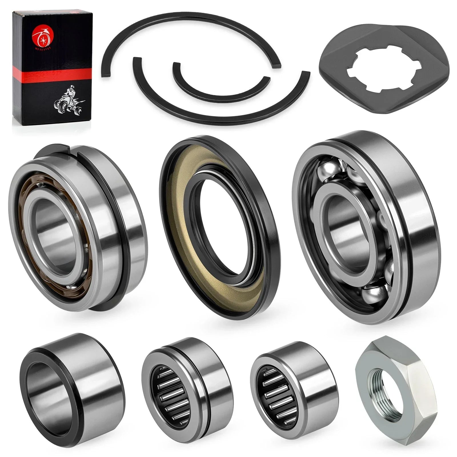 Transmission Bearings Kit w/Circlip for Yamaha Banshee 350 (1987–2006)