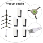 Set of 4 Indoor Cleaning Filters & Side Brushes for Compatible Models
