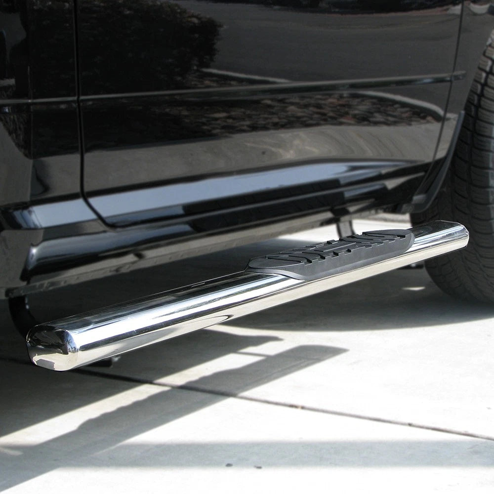 5 Inch Oval Step Nerf Bar with 1 Pad for Ford F-150 2015–2019