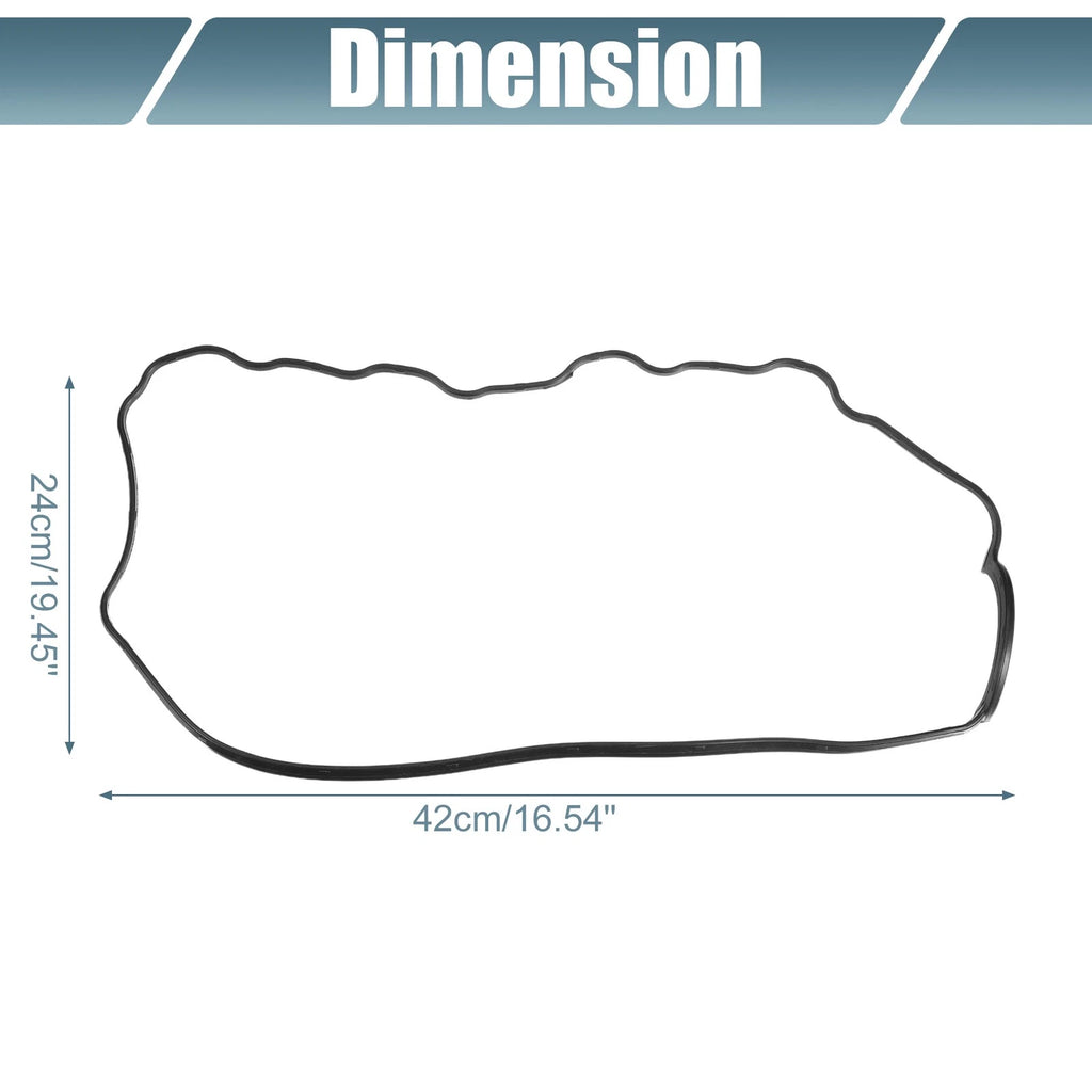 Engine Valve Cover Gaskets for Mitsubishi Mighty Max (1985) No.MD050312 Black