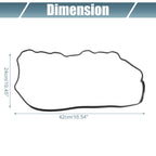 Engine Valve Cover Gaskets for Mitsubishi Mighty Max (1985) No.MD050312 Black