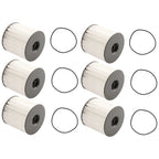 6PCS Fuel Filter Kit for Ram 2500 3500 4500 5500 6.7L (2019–2020) 68436631AA