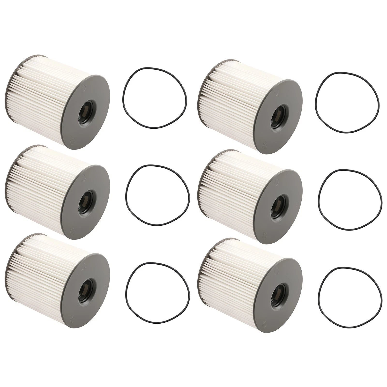 6PCS Fuel Filter Kit for Ram 2500 3500 4500 5500 6.7L (2019–2020) 68436631AA
