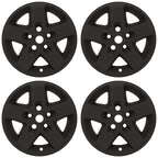 17" Matte Black Wheel Skins for 2007-2017 Jeep Wrangler - UQSK0193