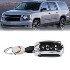 Remote Key Fob Shell Case Cover for GMC Yukon, Chevy Tahoe, Suburban, Silverado
