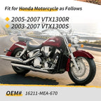 Carburetor & Throttle Cable Intake Manifold for Honda VTX1300S VTX1300R (2003–2007)