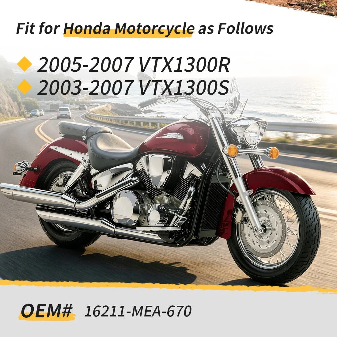 Carburetor & Throttle Cable Intake Manifold for Honda VTX1300S VTX1300R (2003–2007)
