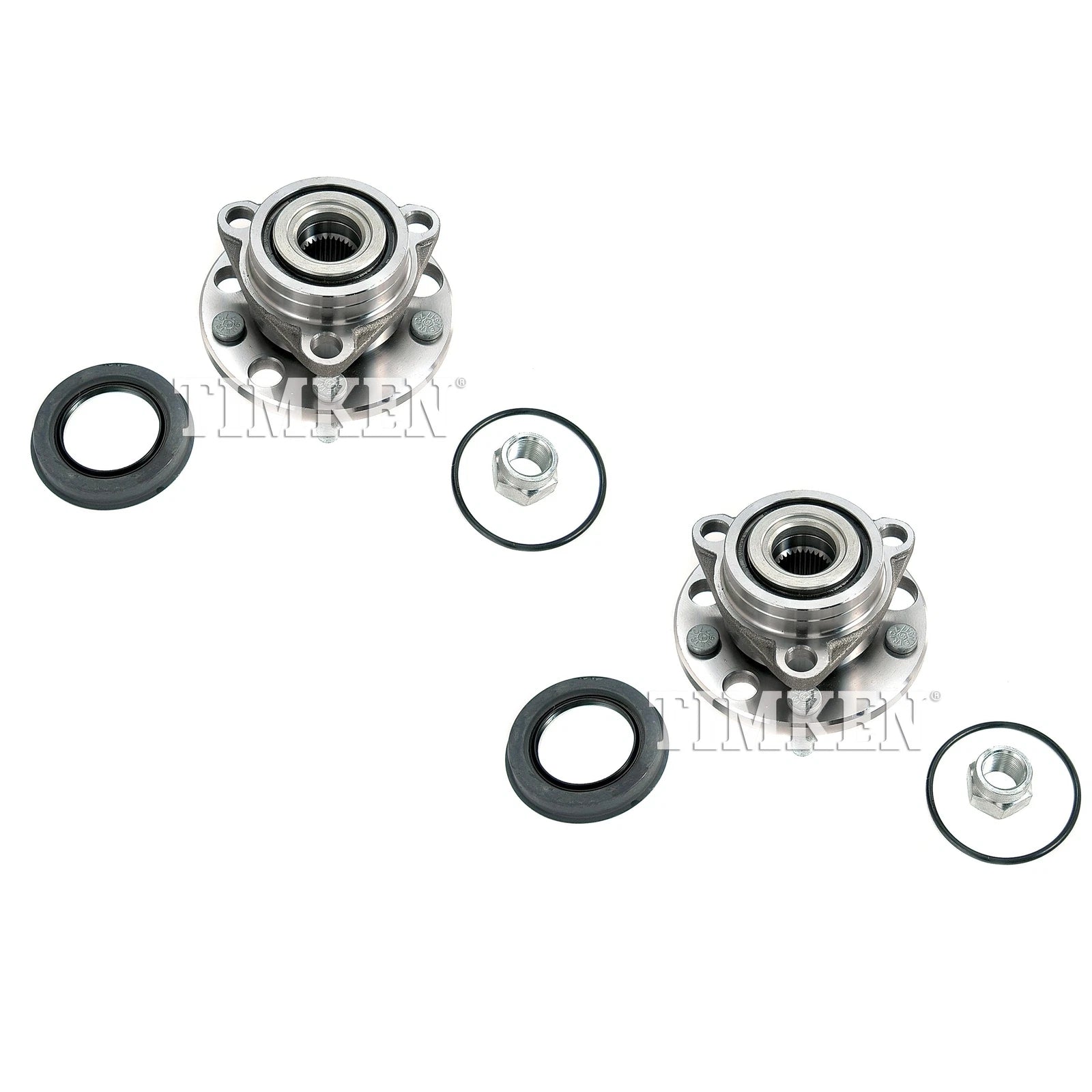 Set of 2 Front Timken Wheel Bearing & Hub Kit for Buick Chevy (FWD)