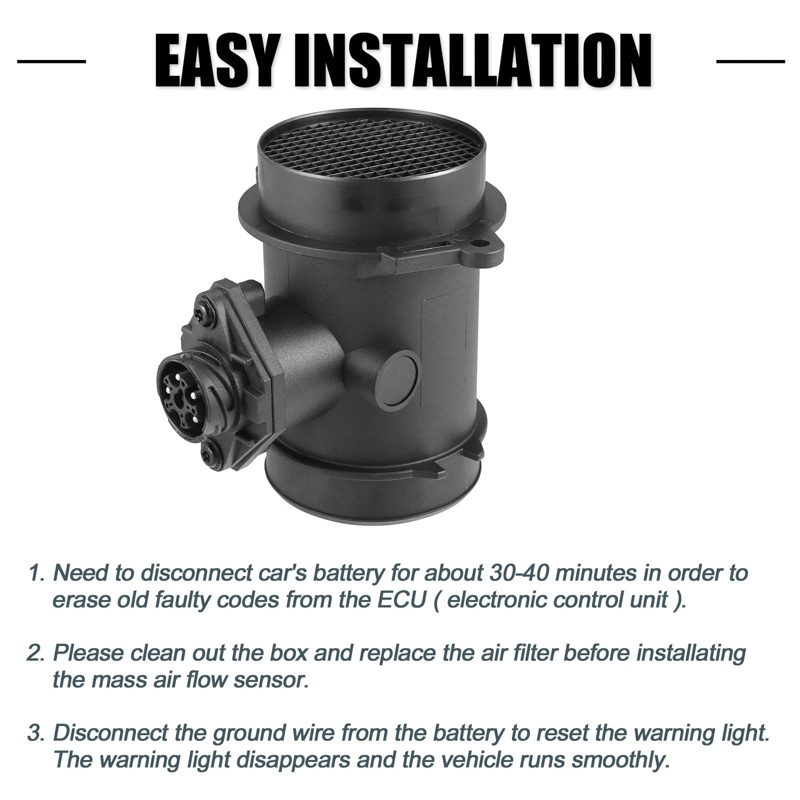 Mass Air Flow Sensor No. 0000940548 for Mercedes-Benz E320 (1994–1996)