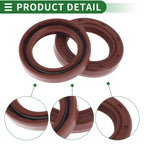 Set of 5 Oil Seal Rotary Shaft Seal FKM Rubber 27x40x7mm