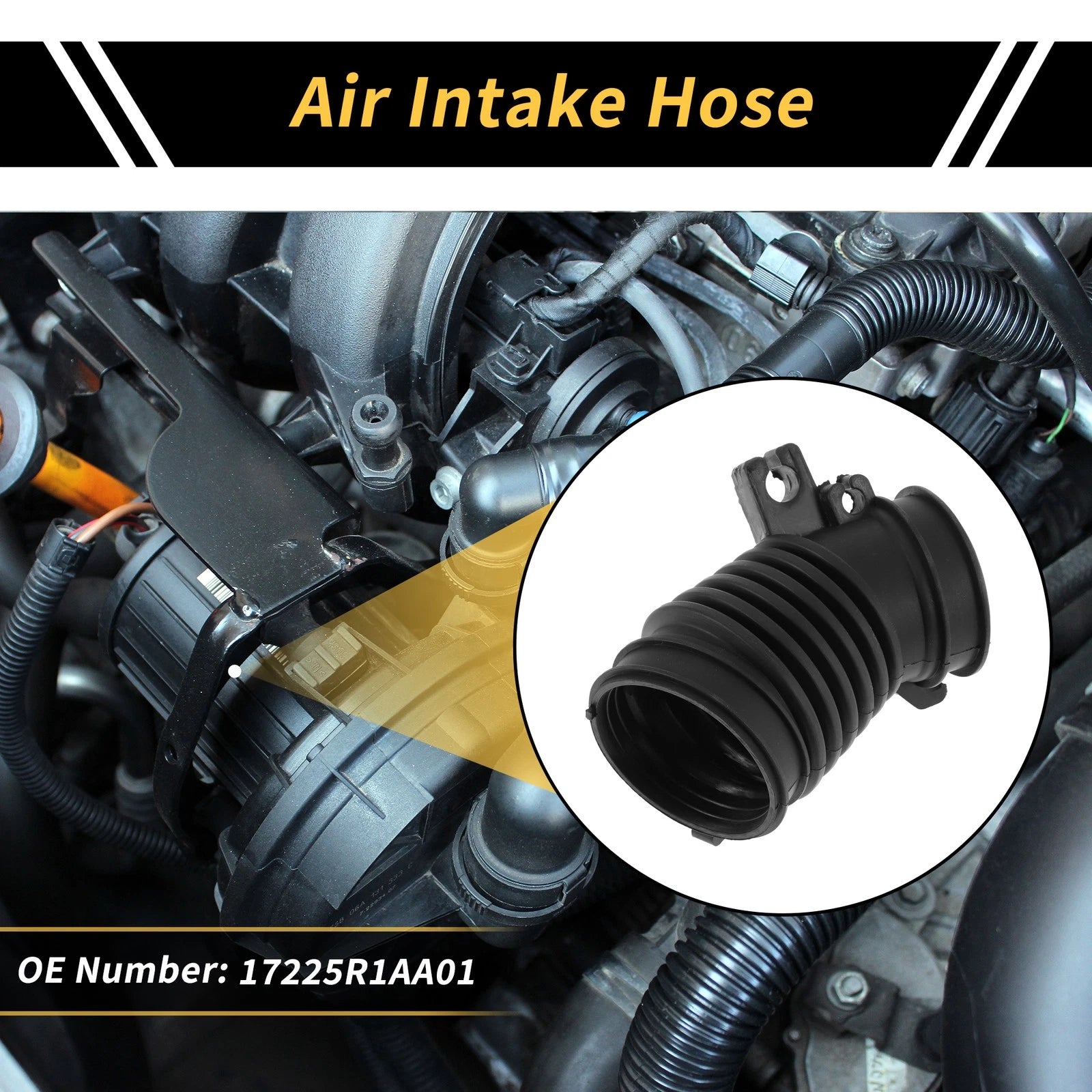1 Pc Intake Hose for Honda Civic 1.8L (2012–2015) No. 17225R1AA01