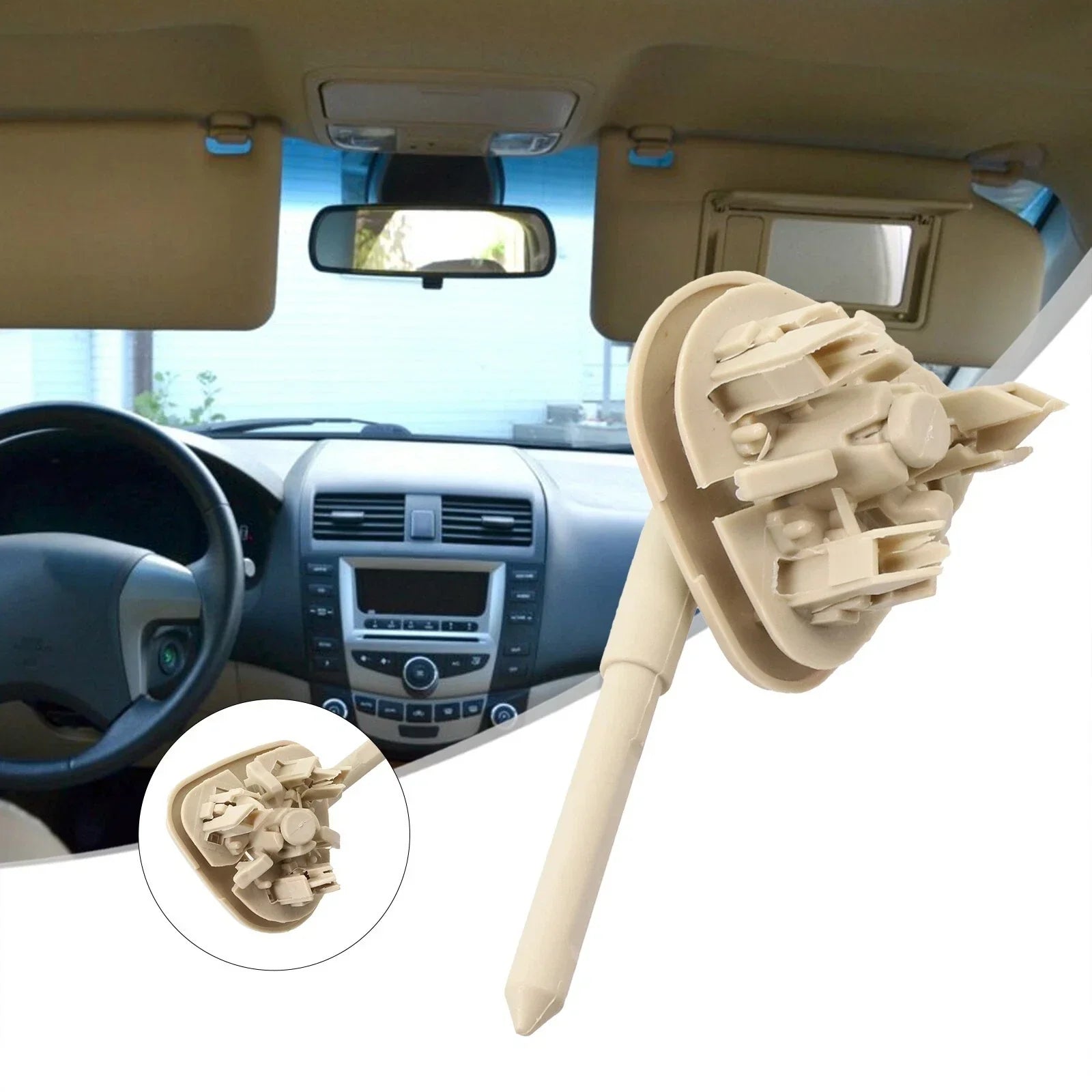 Sun Visor Fixed Clip Rotation Shaft for Corolla (2003–2012)