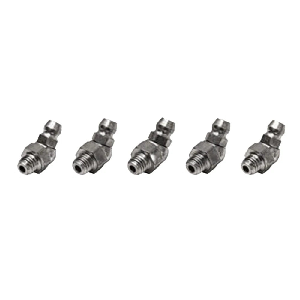Set of 5 Grease Fittings 1/4"-28 SAE 45 for (B1PLGF46003)