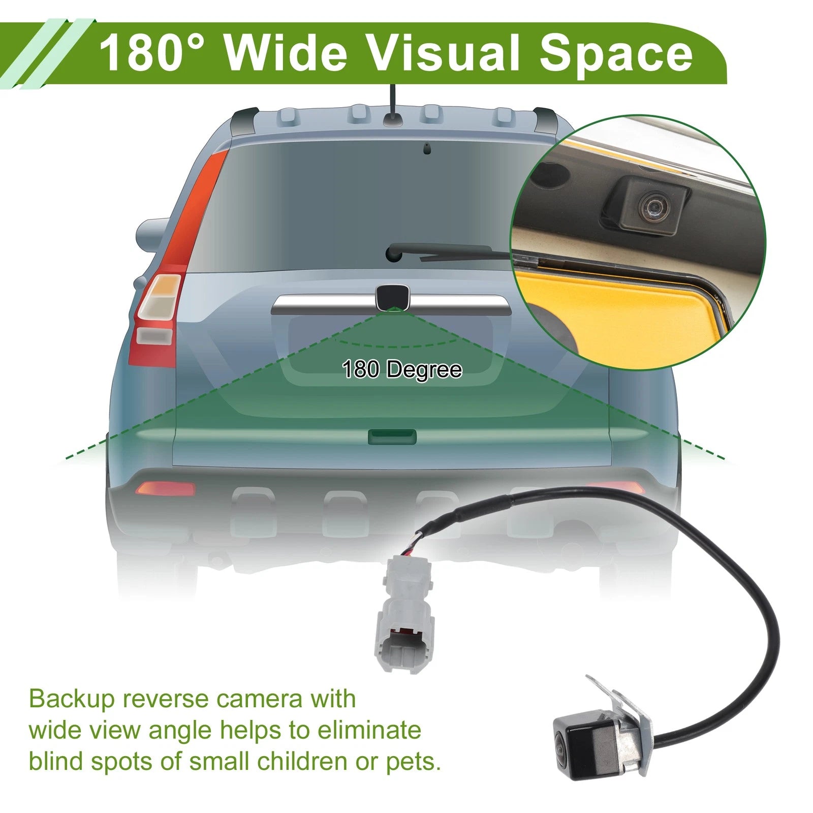 Rear View Camera for Hyundai I40 (2011–2014) 120-180 Degree