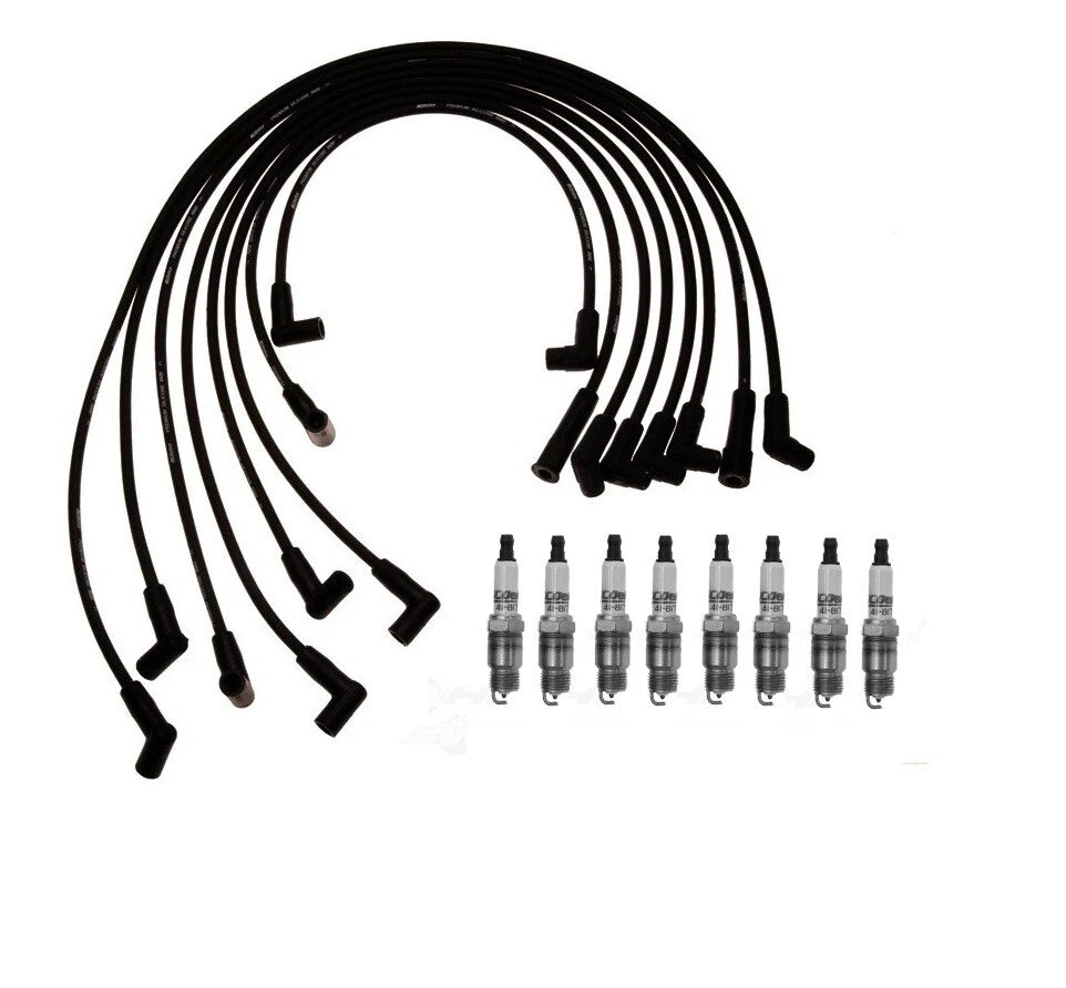Set of 8 Ignition Wires for Chevy Pontiac V8 (GM OE)