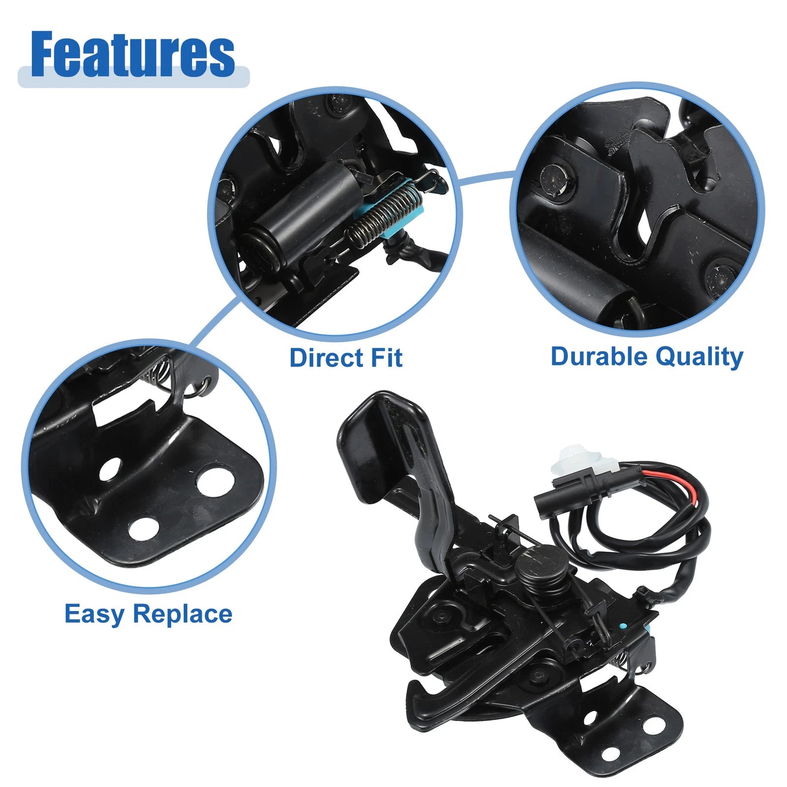 Hood Latch Assembly for Hyundai Elantra (2017–2018) No. 81130F2010