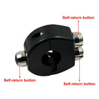 7/8" Black Momentary Button Switch for Motorcycle Handlebar