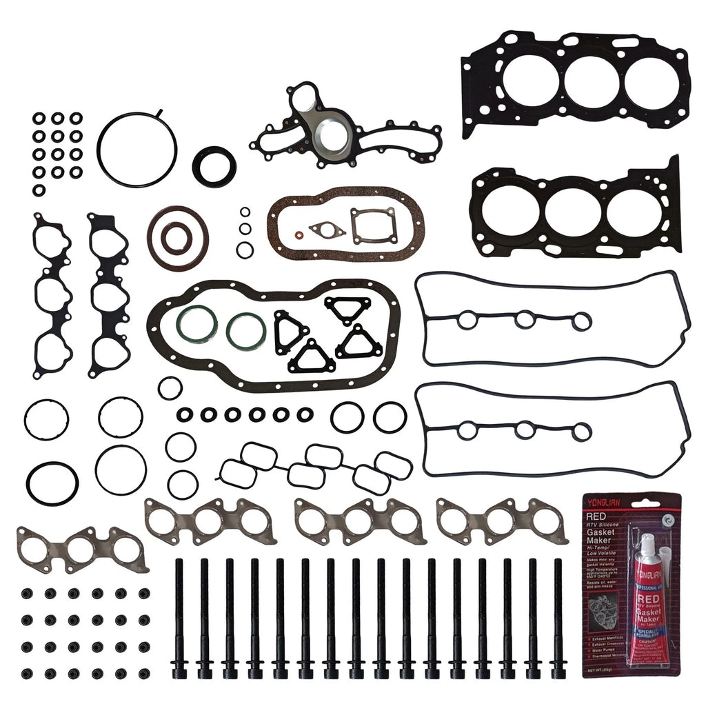 Full Gasket Set with Head Bolts for Toyota Tacoma 4Runner Tundra (2005–2015)