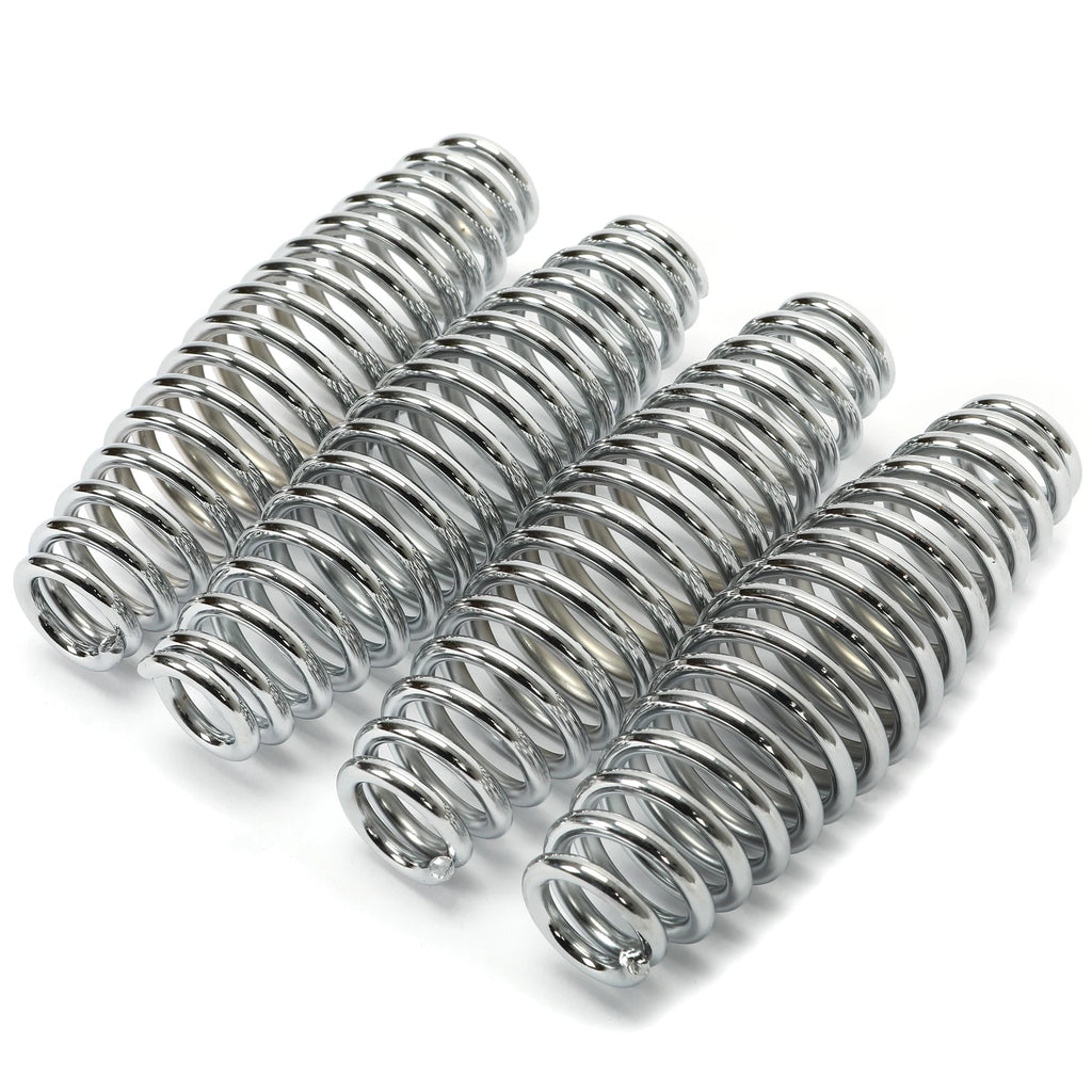 Set of 4 Steel Spring Handles for BBQ Smoker Grill Pit Wood Furnace Stove