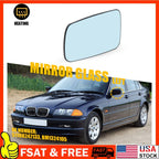 Heated Blue Mirror Glass for BMW E46 Coupe (2000–2006)