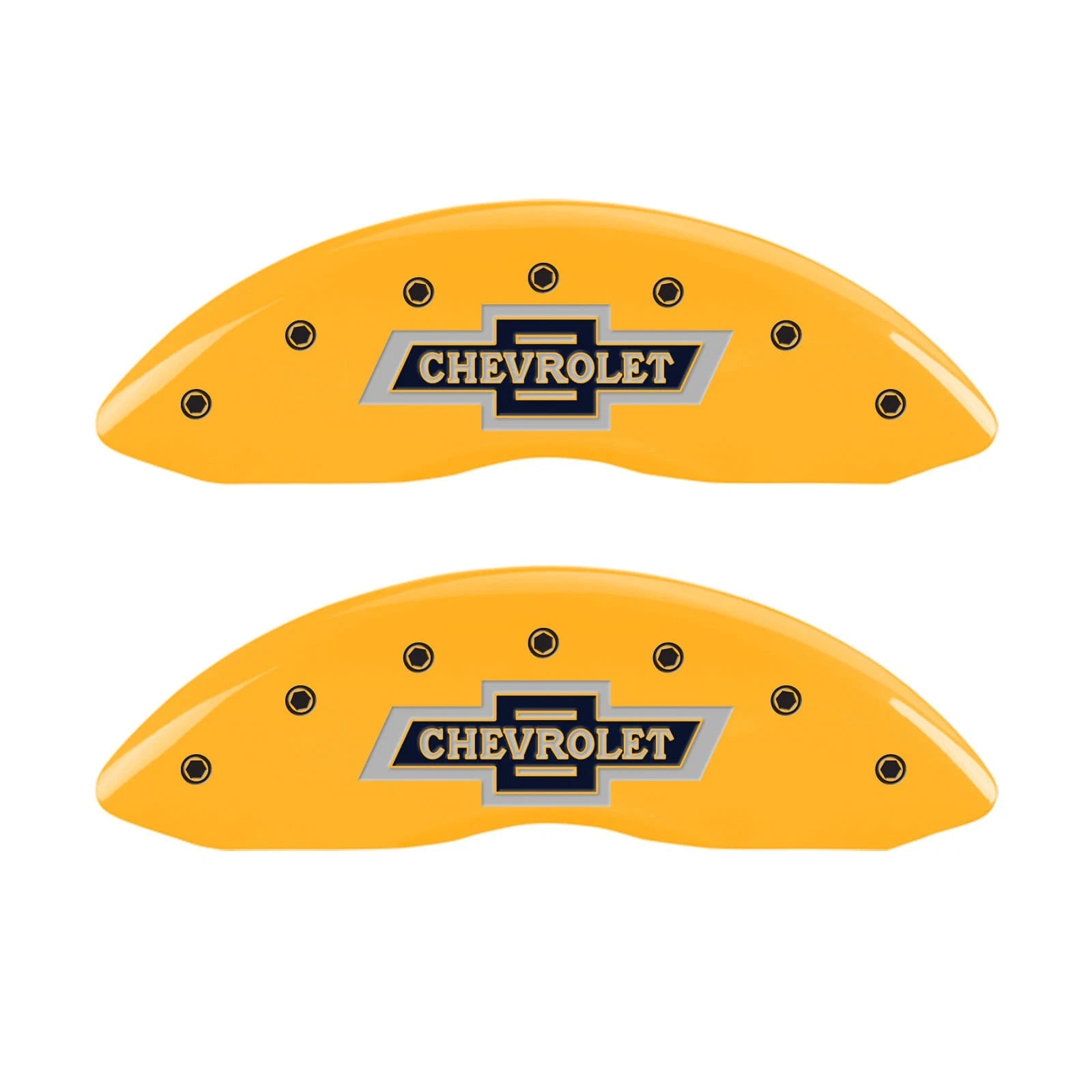 Set of 4 Yellow Caliper Covers for 24-25 Chevrolet Equinox EV