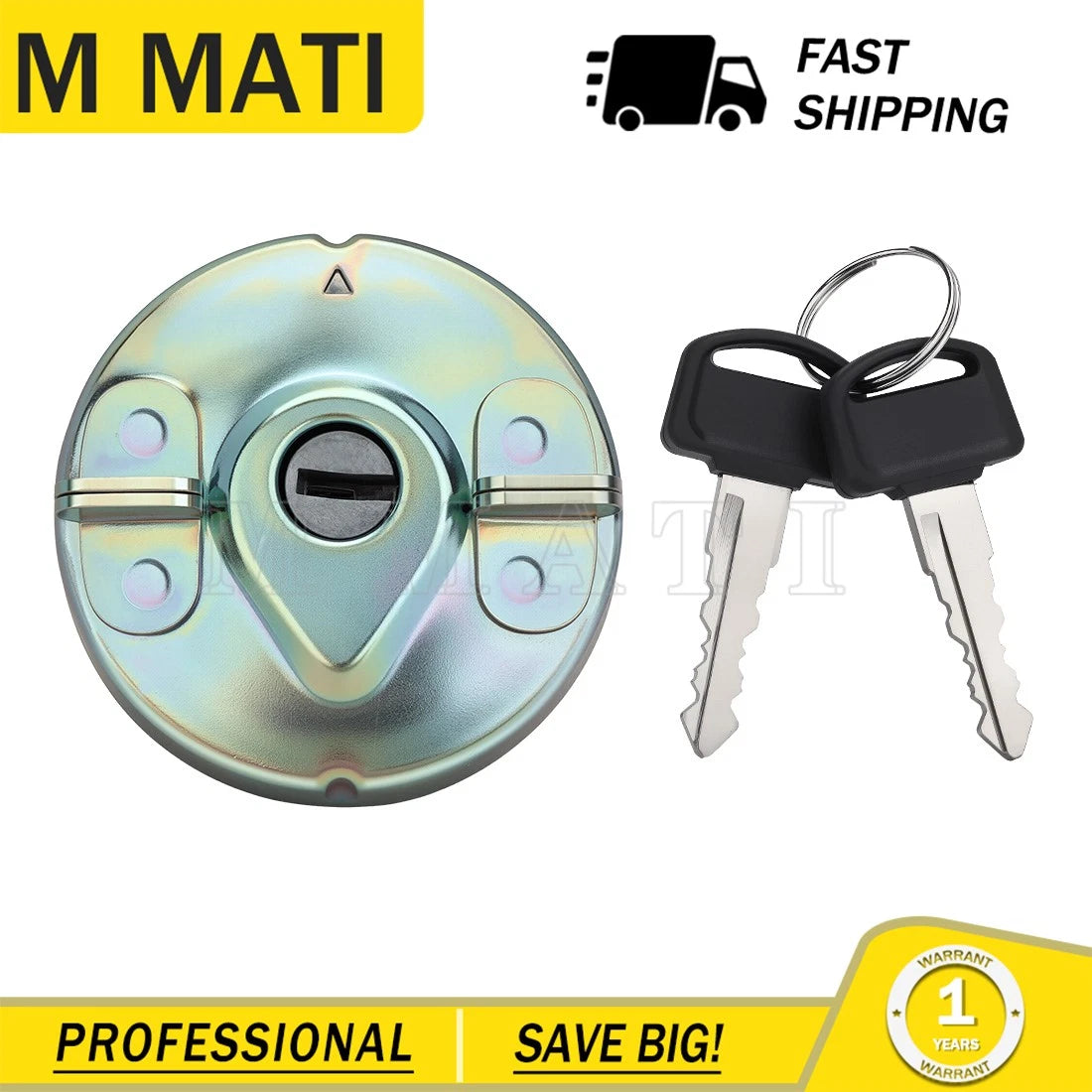 Fuel Gas Tank Cap for Honda CHF50P NPS50 CHF50 CHF50S NPS50S (With 2 Keys)