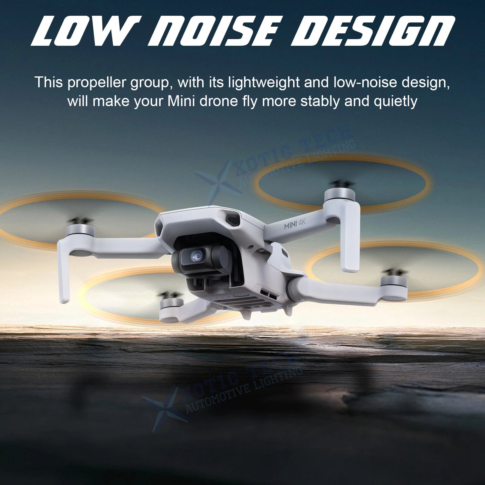 Low-Noise Airscrew Propeller Set for DJI Mavic Mini 2 (2020-2023)