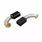 Set of 2 Carbon Brushes for Electric Motors 11mm x 8mm x 5mm