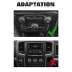 Red Anti-Dust Floor Mats+AC Radio Knob+Engine Button Covers for Challenger (2015-2023)