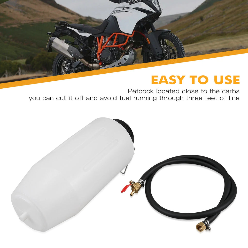 4L Auxiliary Fuel Tank for Motorcycle Dirt Street Bike MX ATV