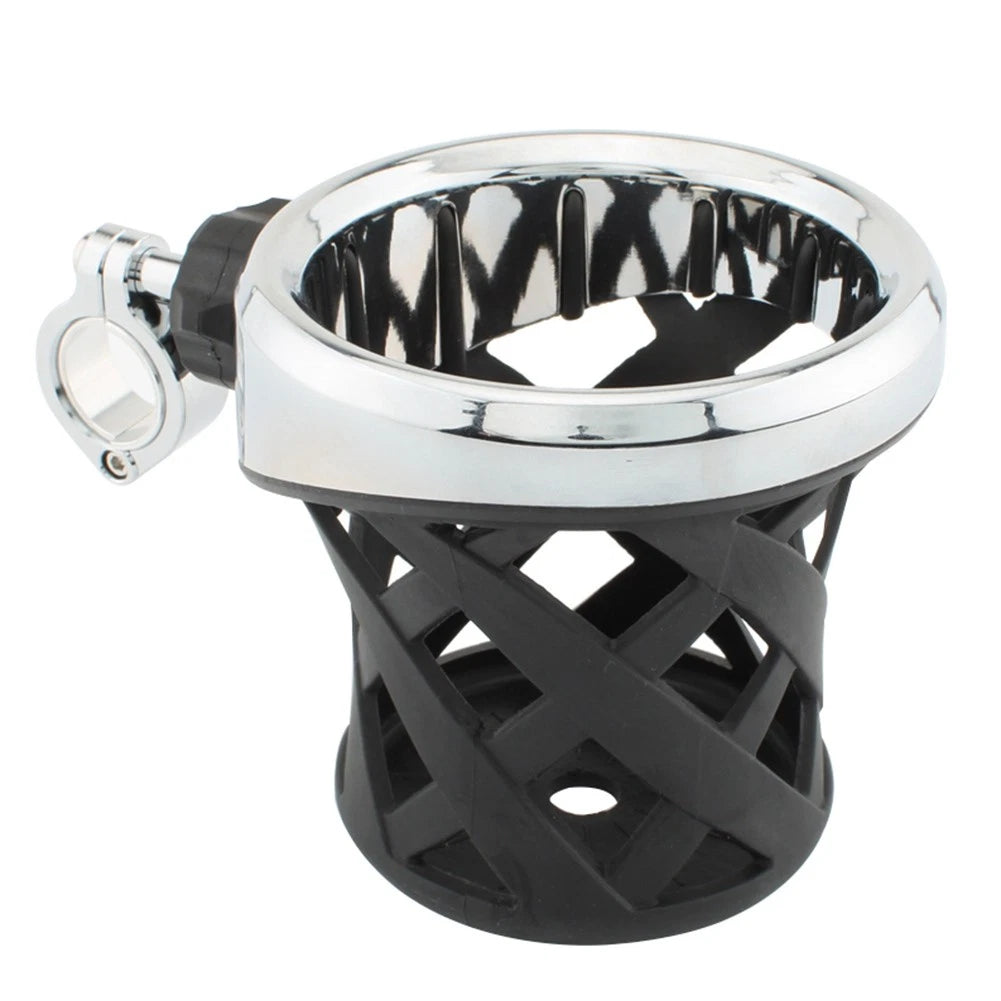 1 Pc Drink Cup Holder with 7/8"-1" Aluminum Clamp for Motorcycle (Fits )