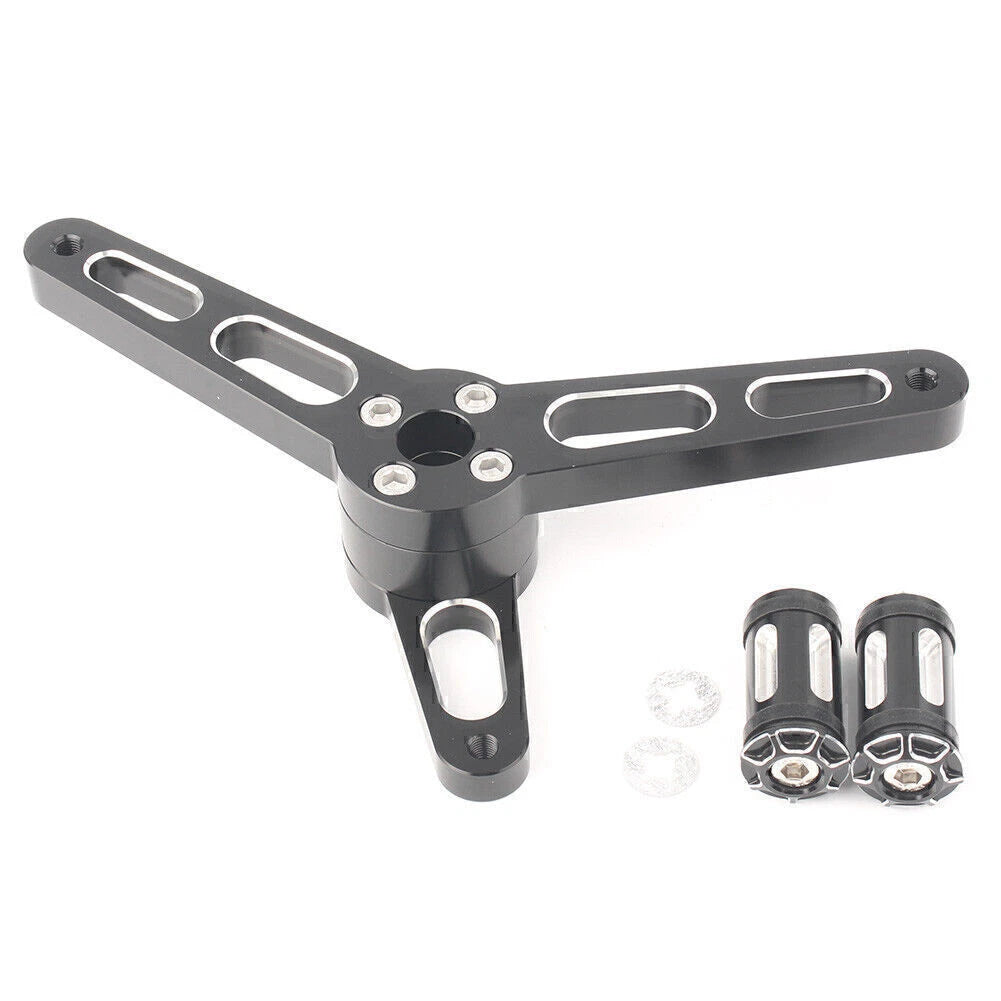 Heel Toe Shifter Lever for Harley Sportster (2004–2018) Black/Silver