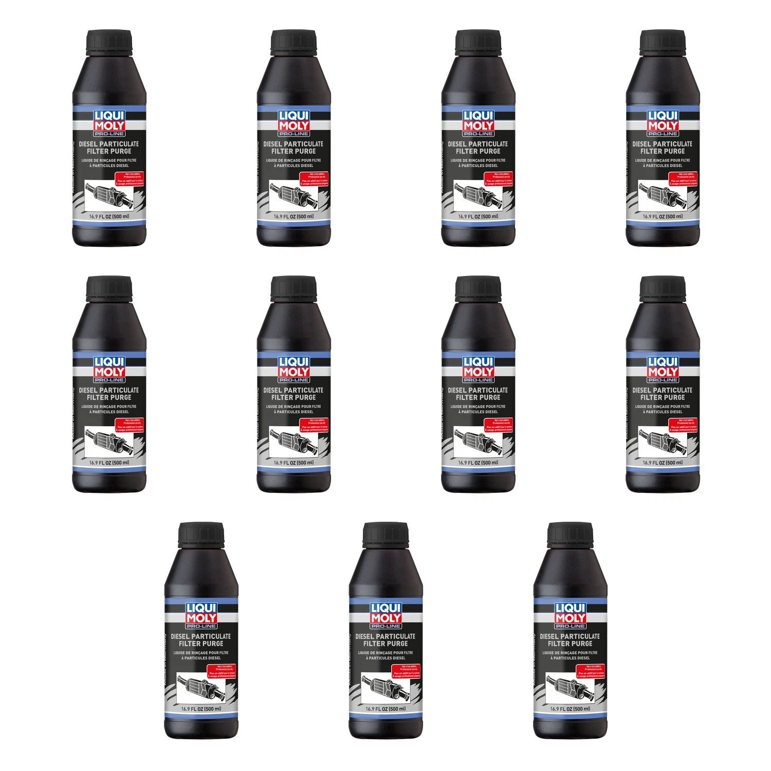 Set of 11 Liqui Moly DPF Purge Fluid for Diesel Engines (500ml each)