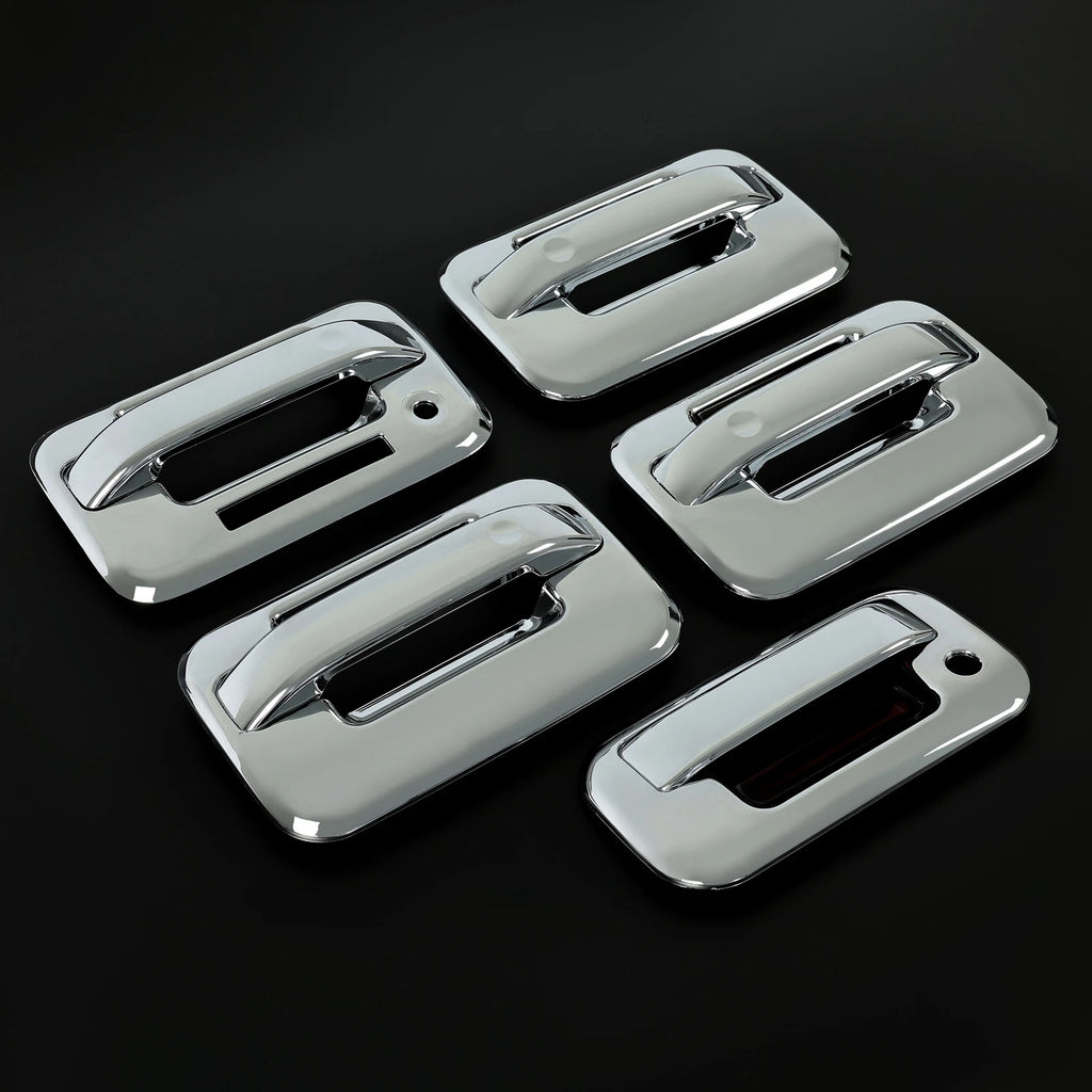 Chrome Door Handle Covers with Key Pad for Ford F150 (2004–2014)