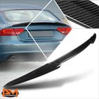 Carbon Fiber V-Style Rear Trunk Lid Spoiler for Audi A5 Quattro (2008–2016)