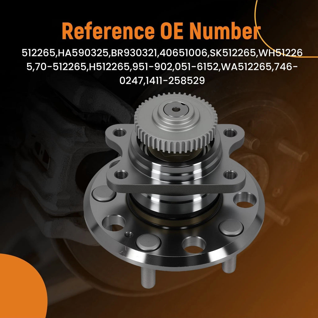 1X Rear Wheel Hub & Bearing for Hyundai Sonata (2006-2009)