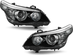 Set of 2 HID Headlights w/ AFS for BMW E60 E61 528i 535i (2008–2010)