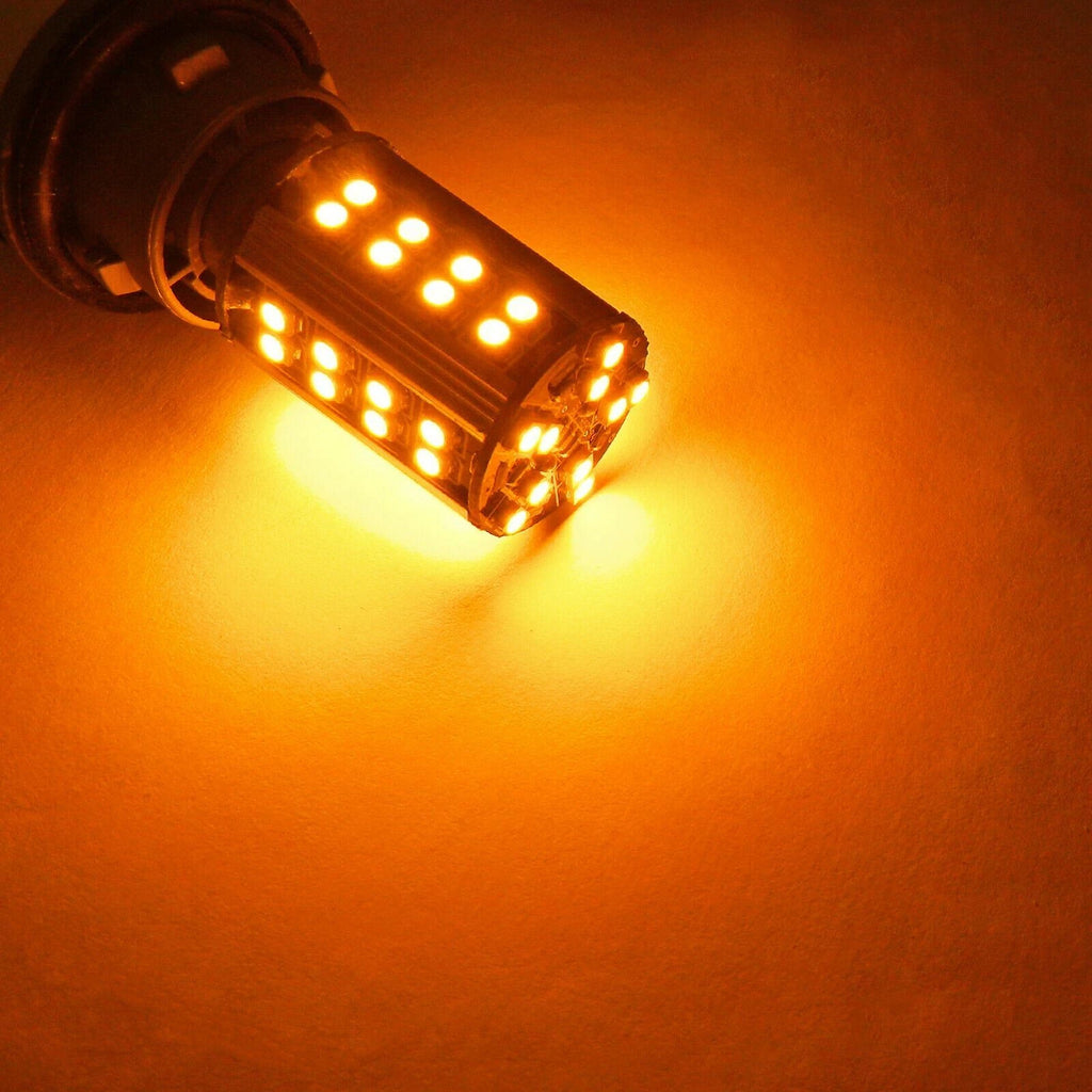 T20 7440 Amber Yellow LED Turn Signal Lights for 2-Pack (1999-2024)