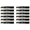 12PK Blades for Kubota Kommander Z122E Z121S (2013–2023) K5575-34330 K5575-97530