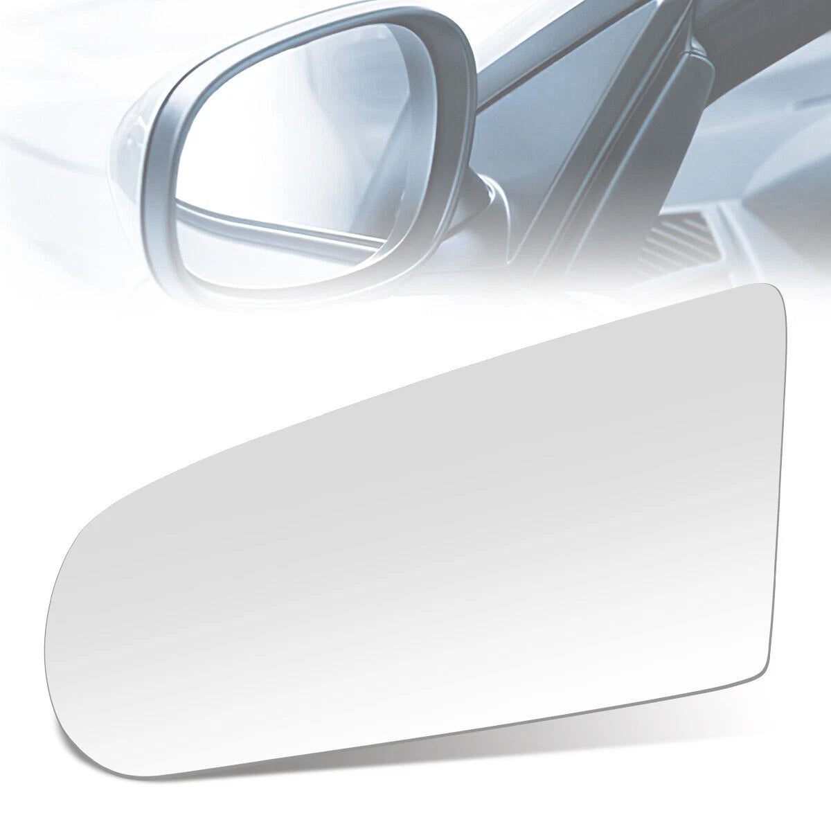 Side Door Mirror Glass for Saturn SC SL SW1 SW2 (1991–1995) Left Flat Lens